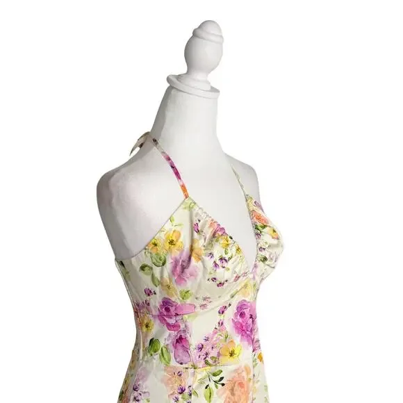 Favorite Daughter Halting Traffic Floral Maxi Dress 6 NEW - Picture 4 of 10